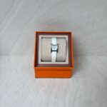 H Hour Small Diamond Alligator Matte Chantily