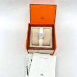 H Hour Small Diamond Alligator Matte Chantily