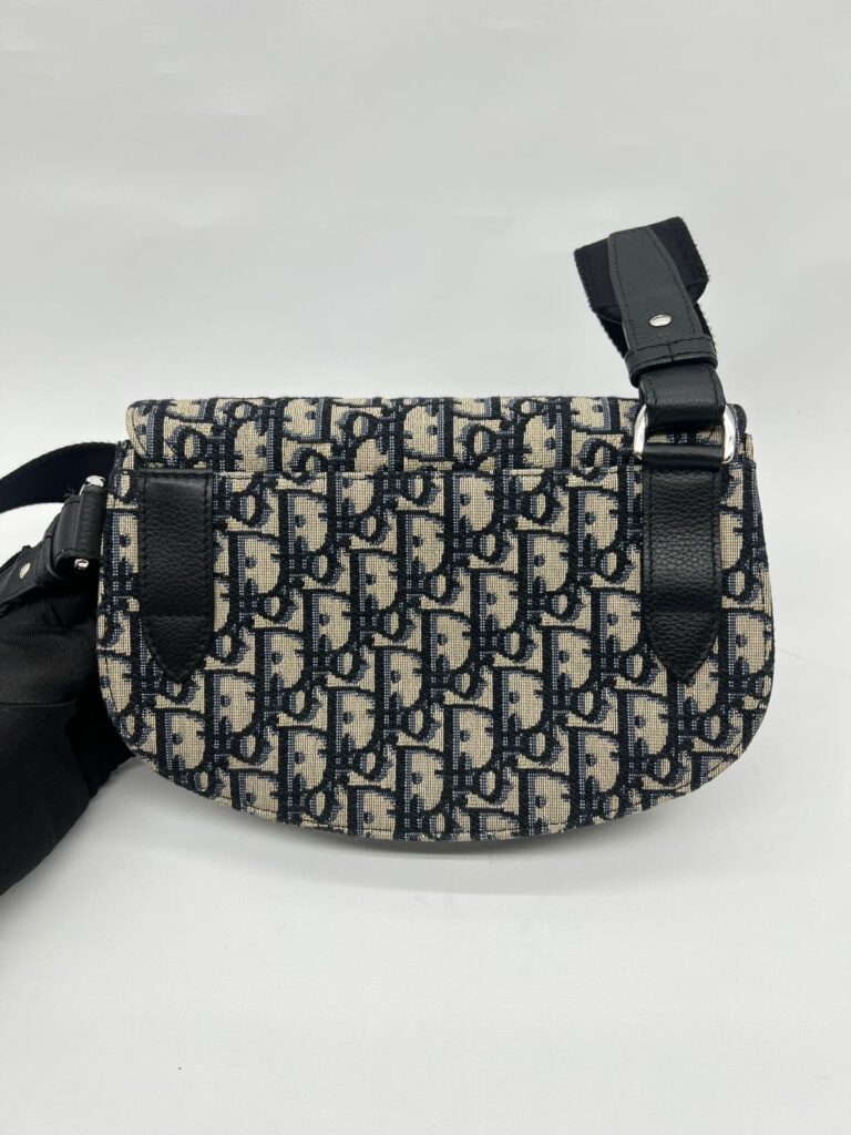 Saddle Messenger Homme Oblique Blue Canvas SHW