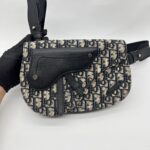 Saddle Messenger Homme Oblique Blue Canvas SHW