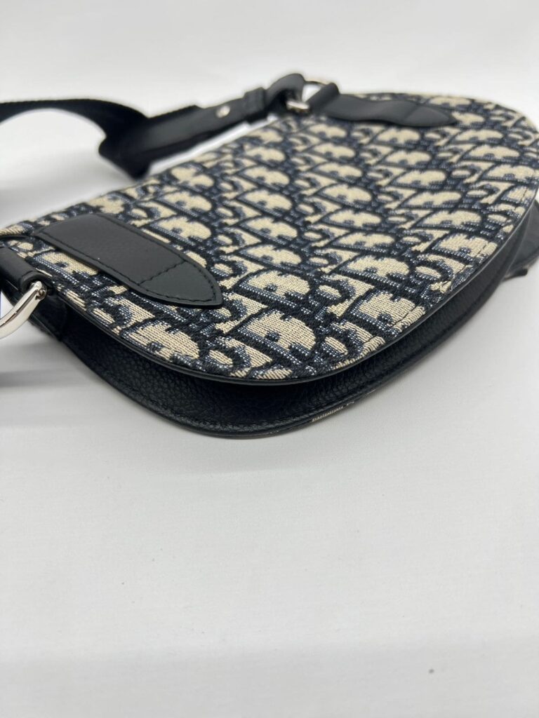 Saddle Messenger Homme Oblique Blue Canvas SHW