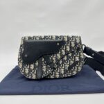 Saddle Messenger Homme Oblique Blue Canvas SHW