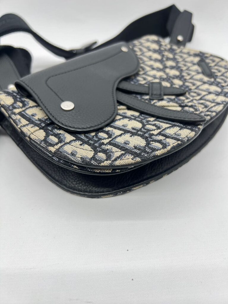 Saddle Messenger Homme Oblique Blue Canvas SHW