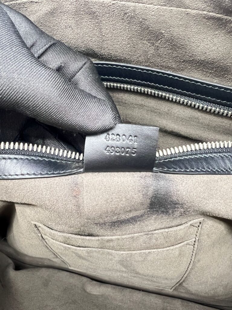 Briefcase Business Guccissima Black SHW