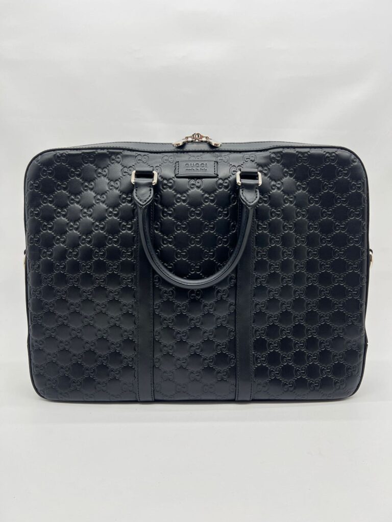 Briefcase Business Guccissima Black SHW