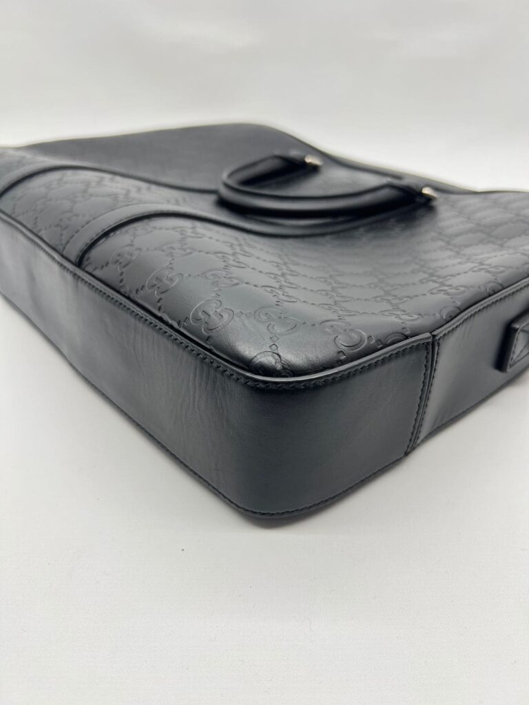 Briefcase Business Guccissima Black SHW