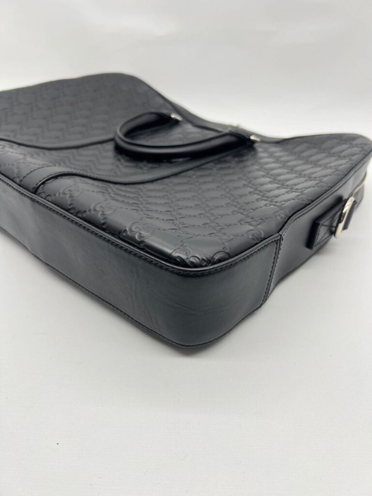 Briefcase Business Guccissima Black SHW