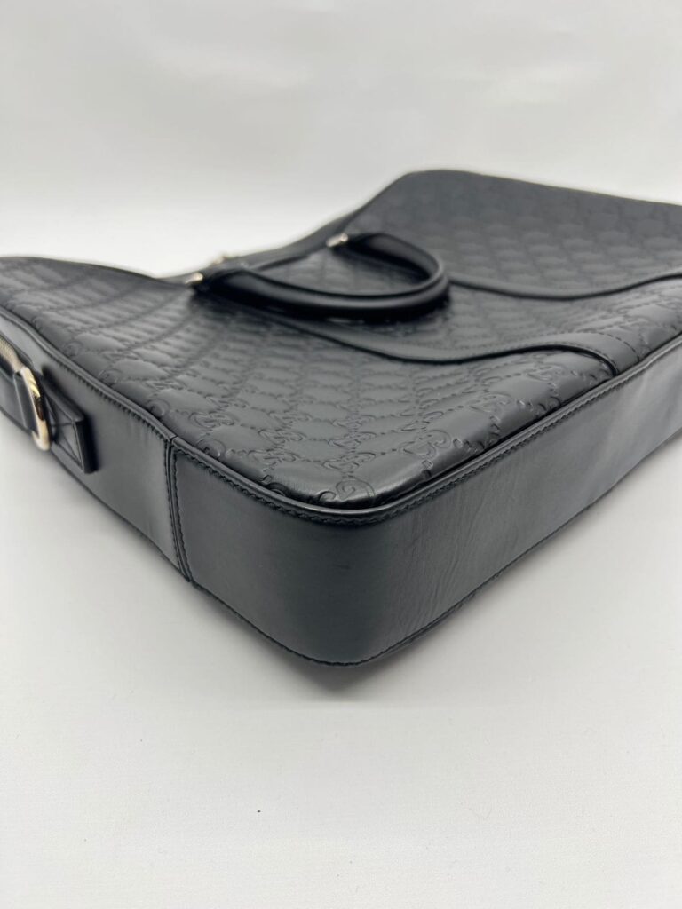 Briefcase Business Guccissima Black SHW