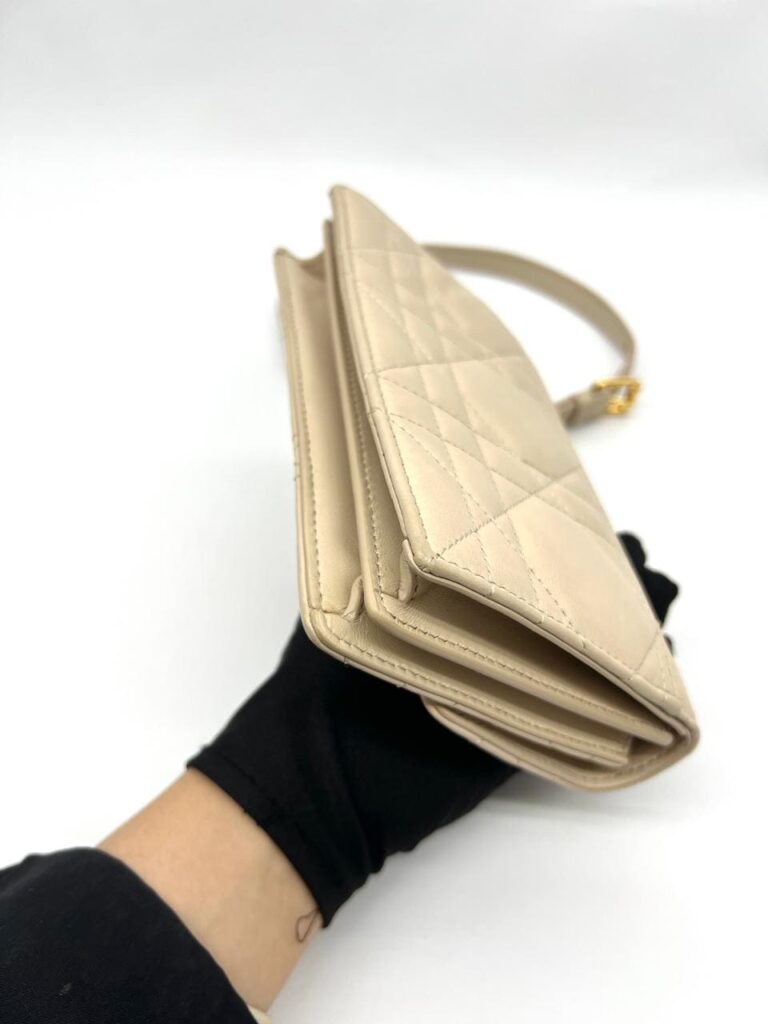 Mini Miss Caro Lambskin Beige GHW