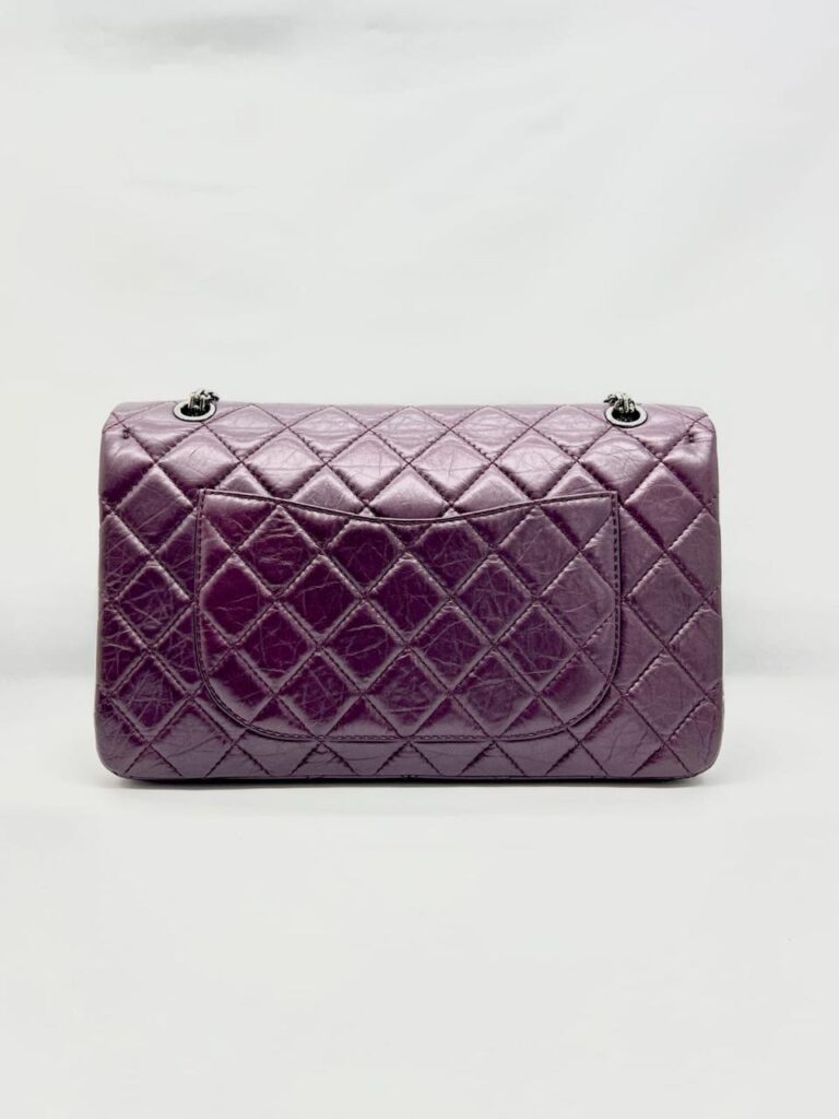 Reissue 2.55 Crinkled Calf Purple SHW