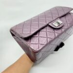 Reissue 2.55 Crinkled Calf Purple SHW