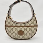 Interlocking Halfmoon Gg Supreme Brown GHW