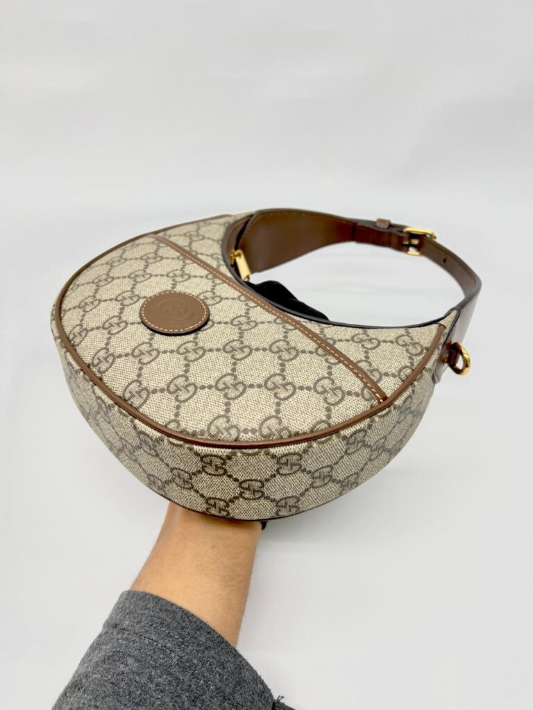 Interlocking Halfmoon Gg Supreme Brown GHW