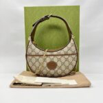 Interlocking Halfmoon Gg Supreme Brown GHW