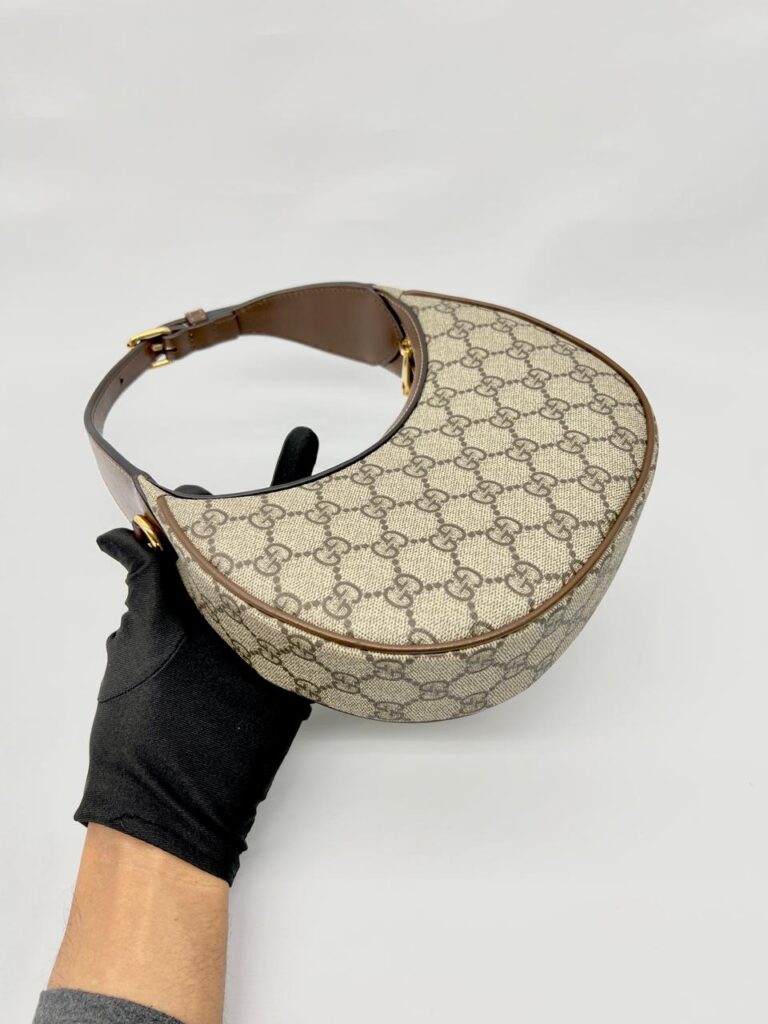 Interlocking Halfmoon Gg Supreme Brown GHW