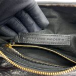 Small Le Cagole Black Agneau GHW