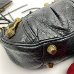 Small Le Cagole Black Agneau GHW