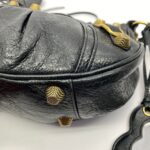 Small Le Cagole Black Agneau GHW