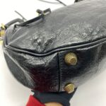 Small Le Cagole Black Agneau GHW