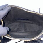 Small Le Cagole Black Agneau GHW