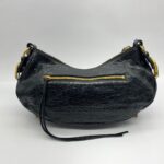 Small Le Cagole Black Agneau GHW