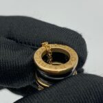 B. Zero1 Necklace Pink Gold Chain/Black Ceramic