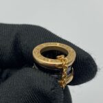 B. Zero1 Necklace Pink Gold Chain/Black Ceramic