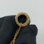 B. Zero1 Necklace Pink Gold Chain/Black Ceramic