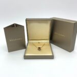 B. Zero1 Necklace Pink Gold Chain/Black Ceramic