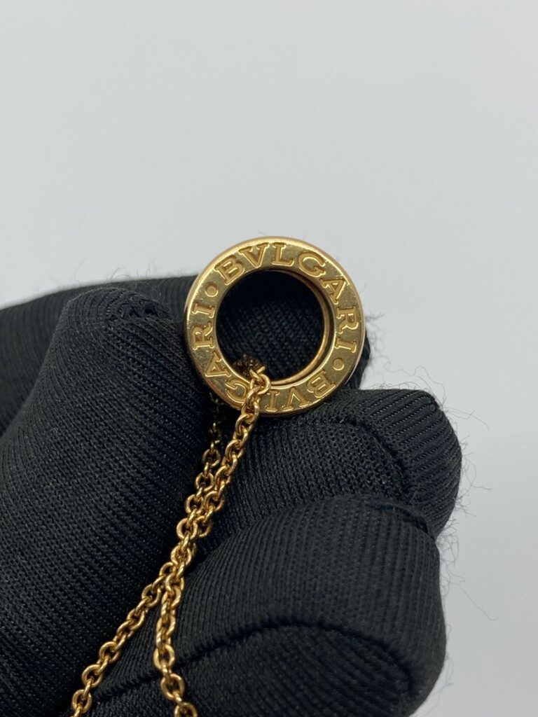 B. Zero1 Necklace Pink Gold Chain/Black Ceramic