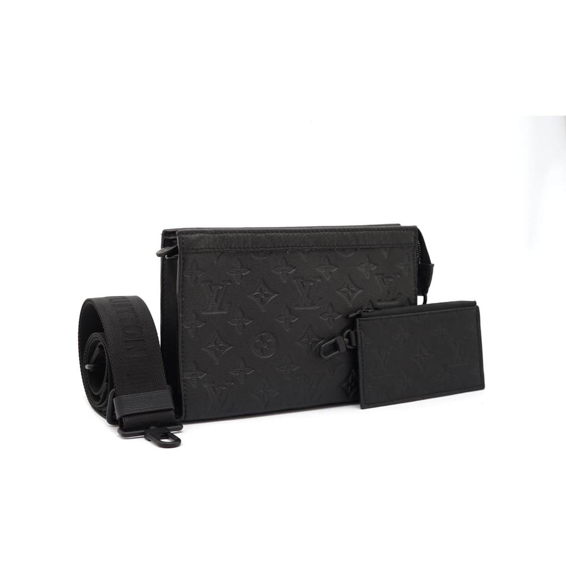 Gaston Wearable Wallet Monogram Shadow Noir