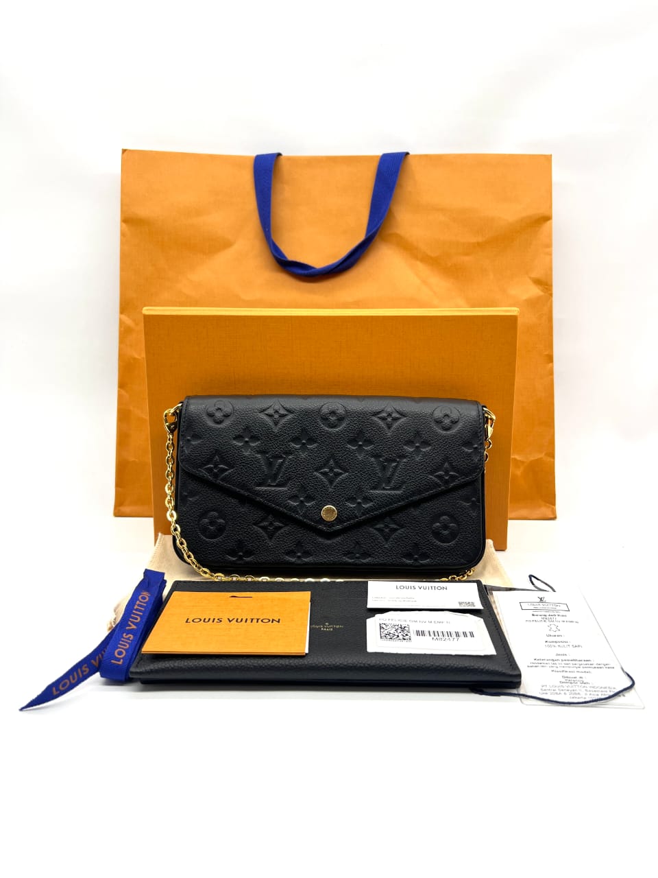 Felicie GM Monogram Empreinte Noir GHW