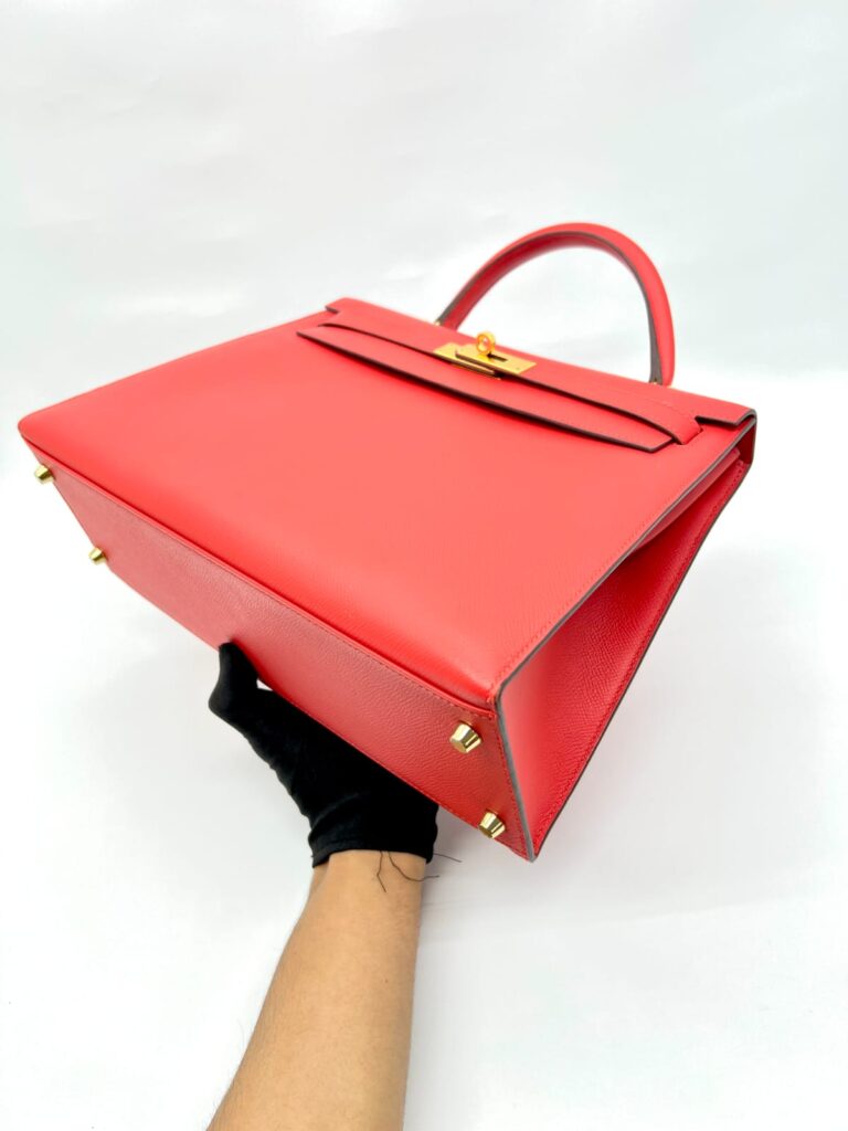 Kelly 32 Epsom Rouge Tomate GHW