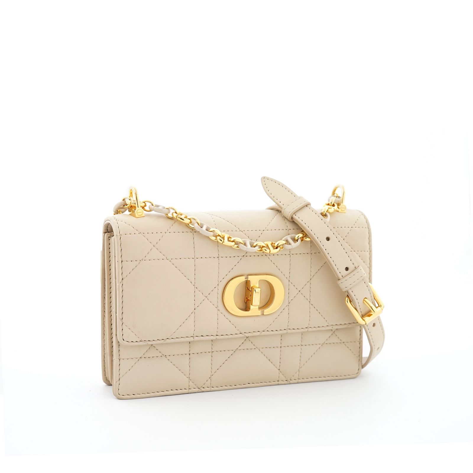 Mini Miss Caro Lambskin Beige GHW
