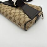 Waist Belt Bag GG Canvas Brown SHW