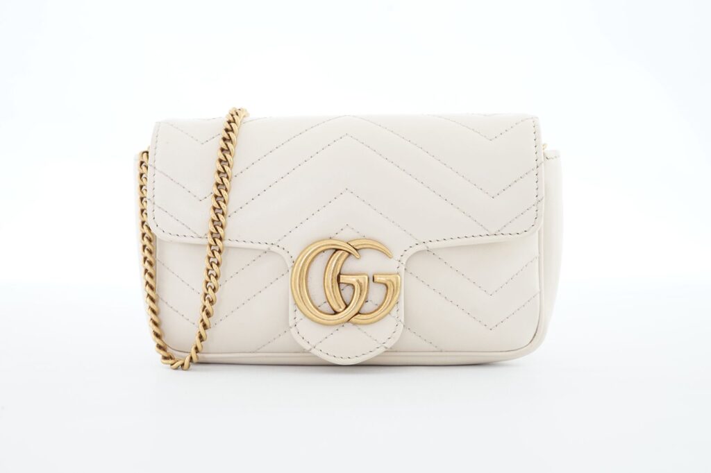 Marmont Super Mini White GHW