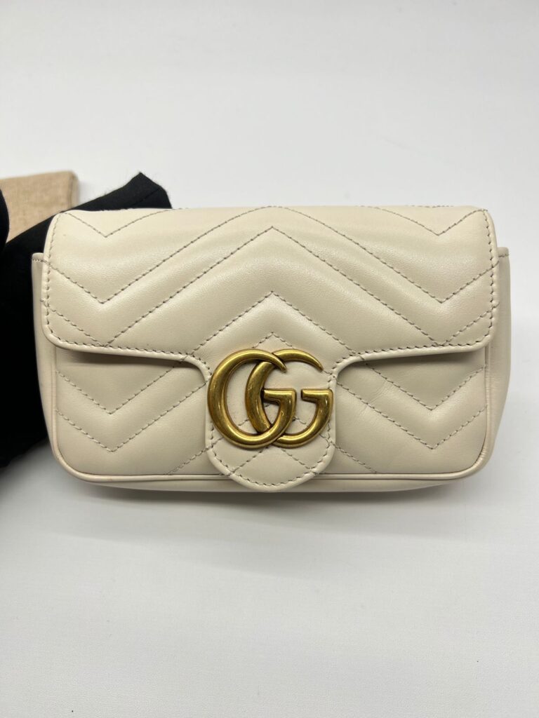 Marmont Super Mini White GHW