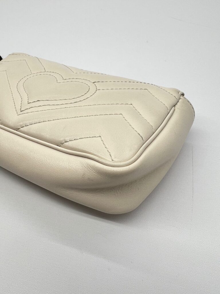 Marmont Super Mini White GHW