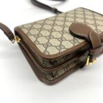 Mini Crossbody Interlocking GG Supreme Brown GHW