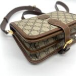 Mini Crossbody Interlocking GG Supreme Brown GHW