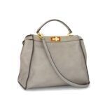 Peekaboo Large Leather Grey