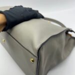 Peekaboo Large Leather Grey