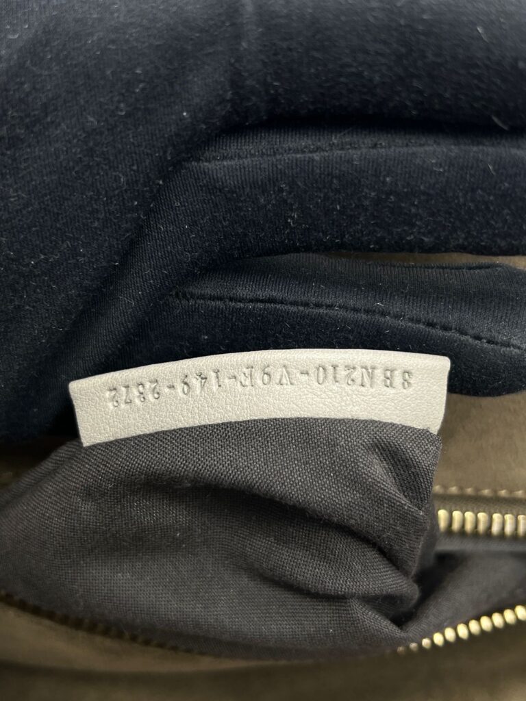 Peekaboo Large Leather Grey