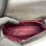 Small Coco Handle Caviar Metallic Silver GHW