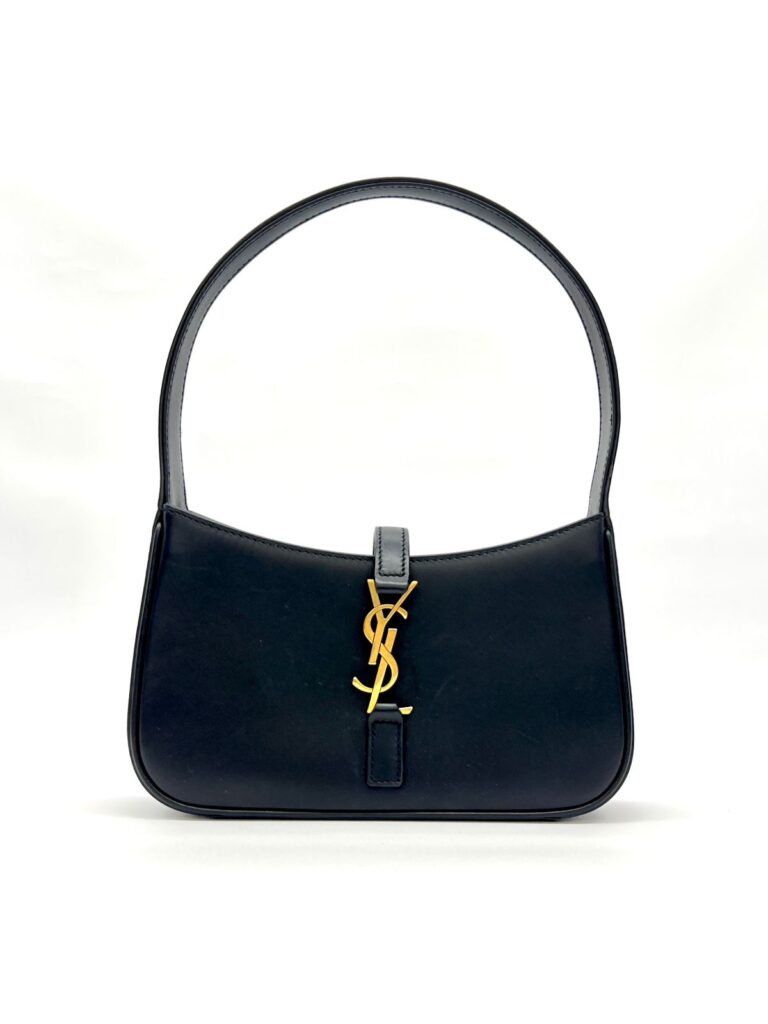 Mini Le 5 A 7 Hobo Black Smooth GHW