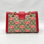 Padlock Shoulder Chain GG Supreme Red GHW