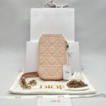 Tech Phone Holder Lambskin Rose Poudre GHW