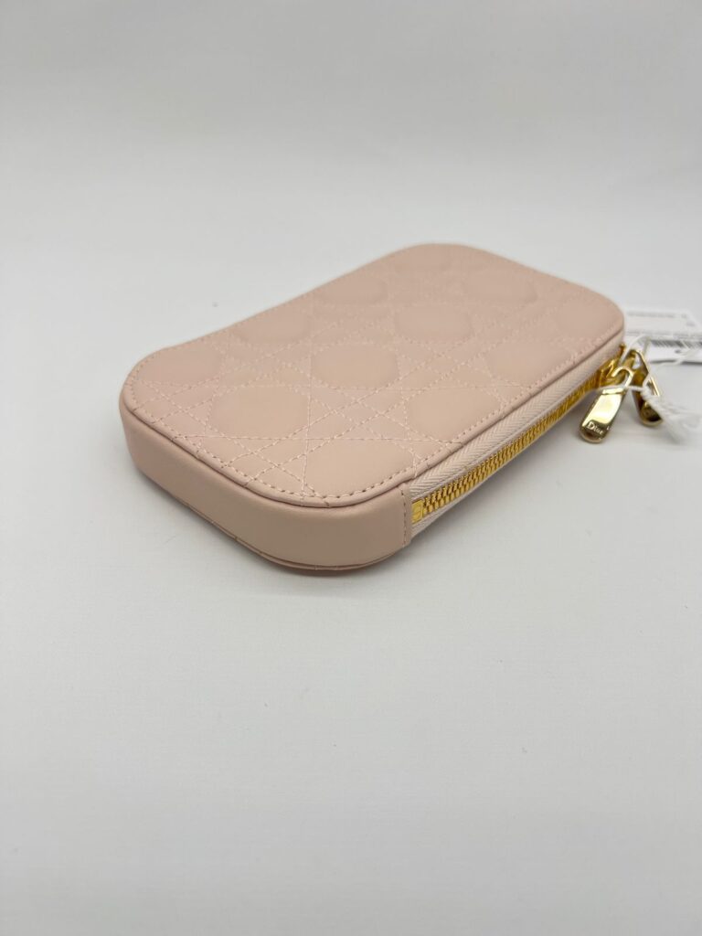 Tech Phone Holder Lambskin Rose Poudre GHW