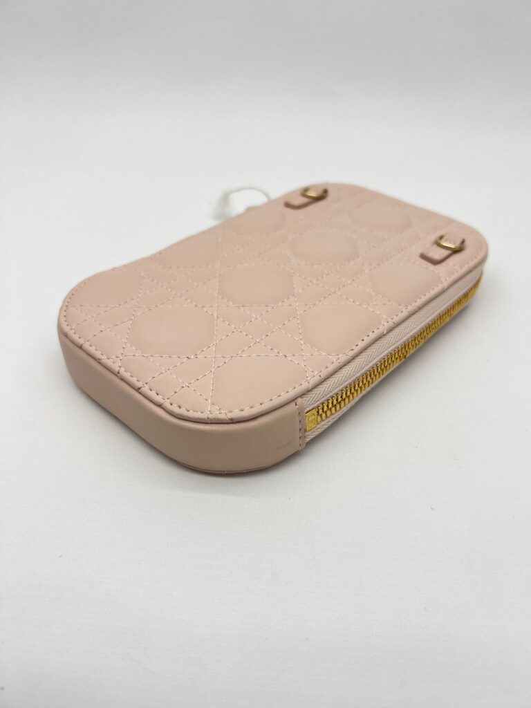 Tech Phone Holder Lambskin Rose Poudre GHW