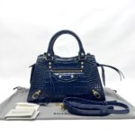 Neo Classic Small Croco Blue GHW